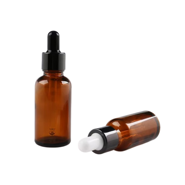 Dark Amber Glass Dropper Bottles Essential oil Bottles